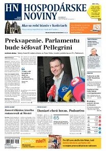 Obálka e-magazínu Hospodárske noviny 25.11.2014