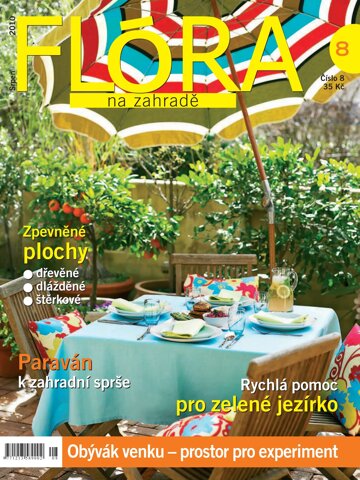 Obálka e-magazínu Flóra na zahradě na zahradě 8/2010