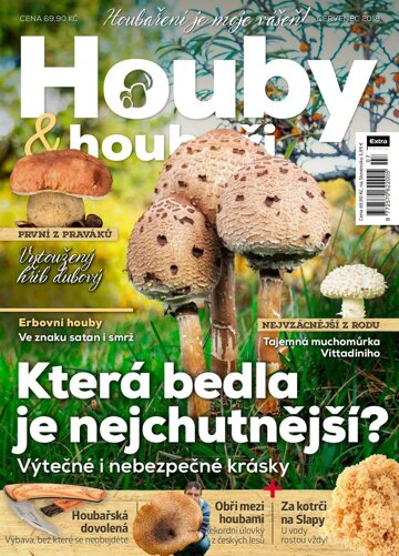Obálka e-magazínu Houby a houbaři 7/2018