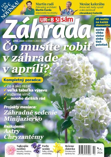 Obálka e-magazínu Záhrada 2019 02