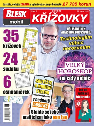 Obálka e-magazínu BleskMobil křížovky 6/2023