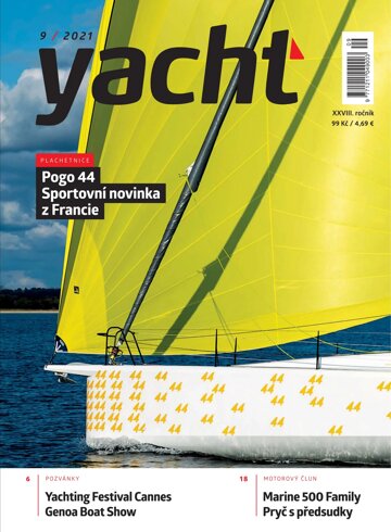 Obálka e-magazínu Yacht 9/2021