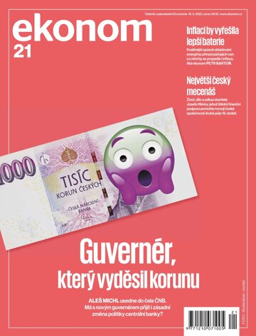 Obálka e-magazínu Ekonom 21 - 19.5.2022