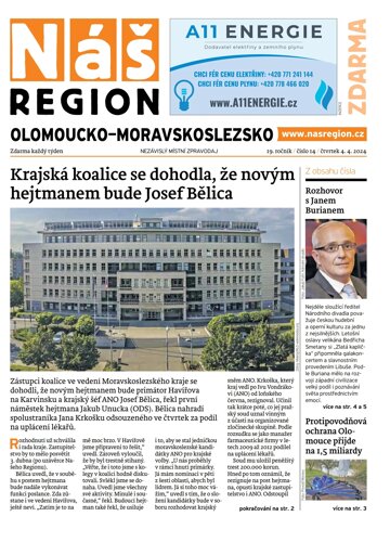 Obálka e-magazínu Náš Region - Olomoucko/Moravskoslezsko 14/2024