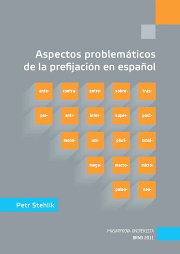 Obálka knihy Aspectos problemáticos de la prefijación en español