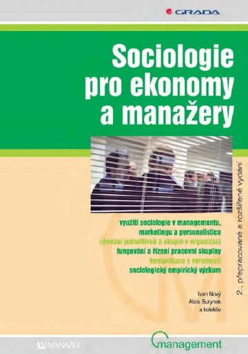 Obálka knihy Sociologie pro ekonomy a manažery