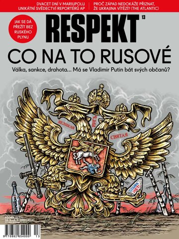 Obálka e-magazínu Respekt 13/2022