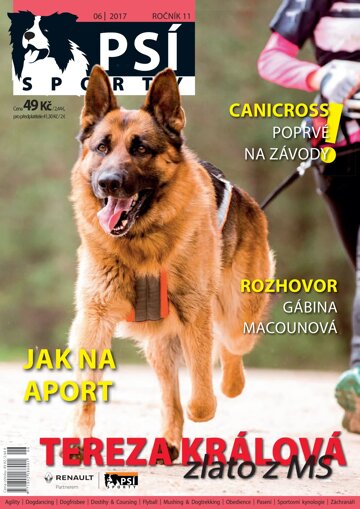 Obálka e-magazínu Psí sporty 6/2017