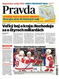 Obálka e-magazínu Pravda 4. 11. 2013
