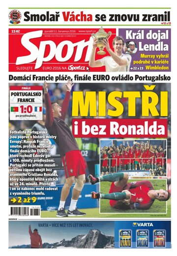 Obálka e-magazínu Sport 11.7.2016