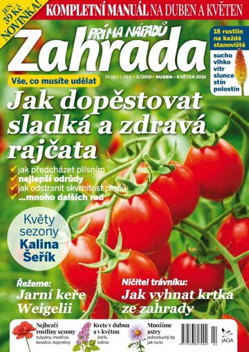 Obálka e-magazínu Zahrada prima nápadů 2/2019