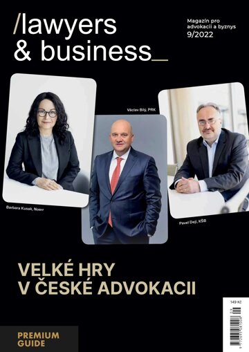 Obálka e-magazínu Lawyers & Business 9/2022