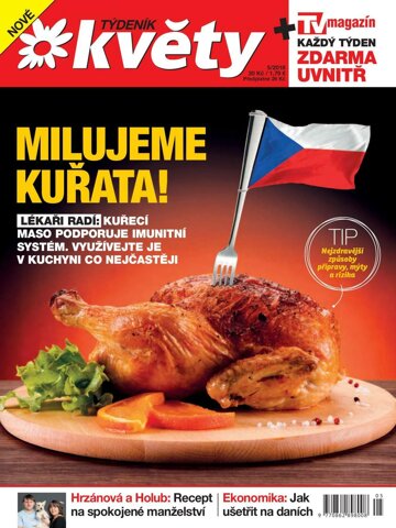 Obálka e-magazínu Týdeník Květy 5/2018