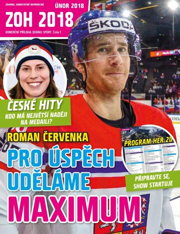 Obálka e-magazínu Příloha Sport 7.2.2018