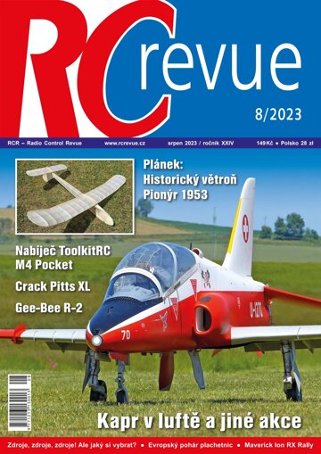 Obálka e-magazínu RC revue 8/2023