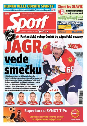 Obálka e-magazínu Sport 17.10.2015