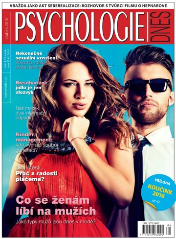 Obálka e-magazínu Psychologie dnes 4/2016
