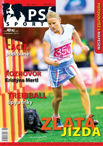 Obálka e-magazínu Psí sporty 6/2016