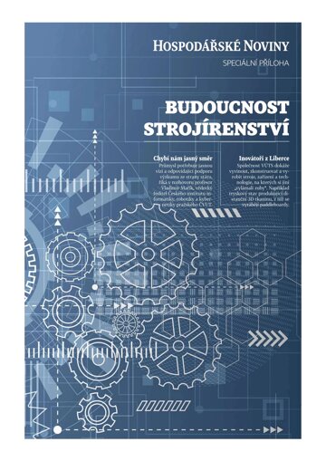 Obálka e-magazínu Hospodářské noviny - příloha 047 - 6.3.2024 Budoucnost strojírenství
