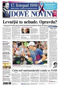 Obálka e-magazínu Lidové noviny 16.11.2013