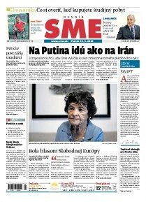 Obálka e-magazínu SME 19.9.2014