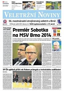 Obálka e-magazínu Hospodářské noviny - příloha 191 - 30.9.2014 Veletrzni Noviny