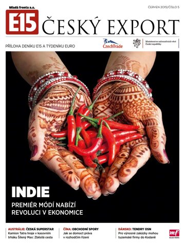 Obálka e-magazínu Český export-Indie-3.6.