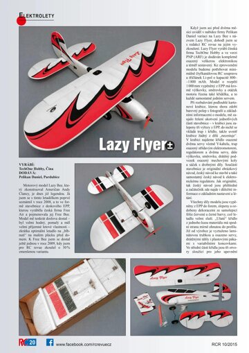 Obálka e-magazínu Lazy Flyer