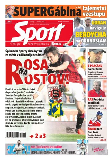 Obálka e-magazínu Sport 17.1.2017