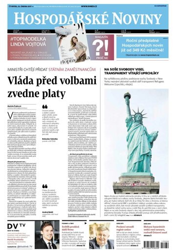 Obálka e-magazínu Hospodářské noviny 039 - 23.2.2017