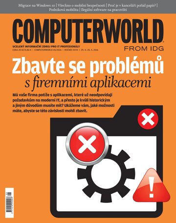 Obálka e-magazínu Computerworld 5/2016