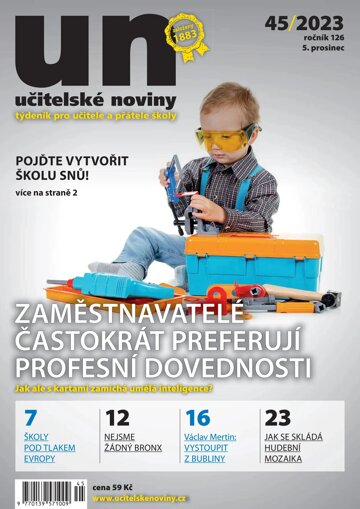 Obálka e-magazínu Učitelské noviny 45/2023