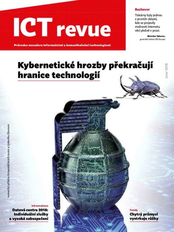 Obálka e-magazínu Ekonom 08 - 22.02.2018 - příloha ICT revue