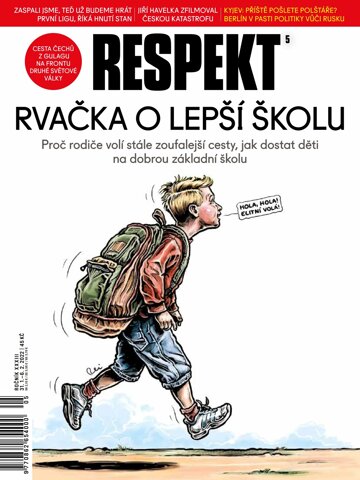 Obálka e-magazínu Respekt 5/2022