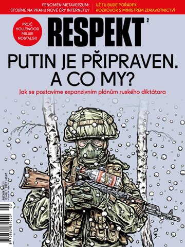 Obálka e-magazínu Respekt 2/2022