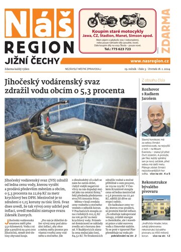 Obálka e-magazínu Náš Region - Střední Čechy 3/2024