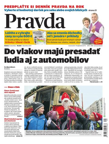 Obálka e-magazínu Pravda 6.12.2014