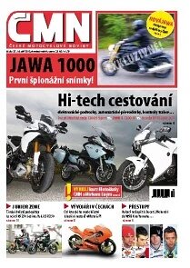 Obálka e-magazínu ČESKÉ MOTOCYKLOVÉ NOVINY 37/2010