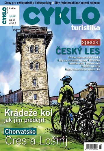 Obálka e-magazínu Cykloturistika 3/2021