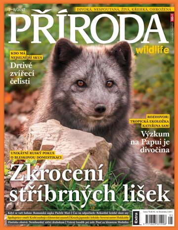 Obálka e-magazínu Příroda 7-8/2017