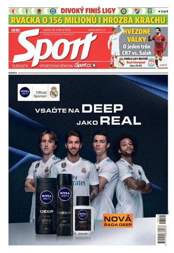 Obálka e-magazínu Sport 26.5.2018
