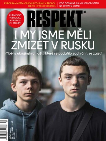 Obálka e-magazínu Respekt 30/2023