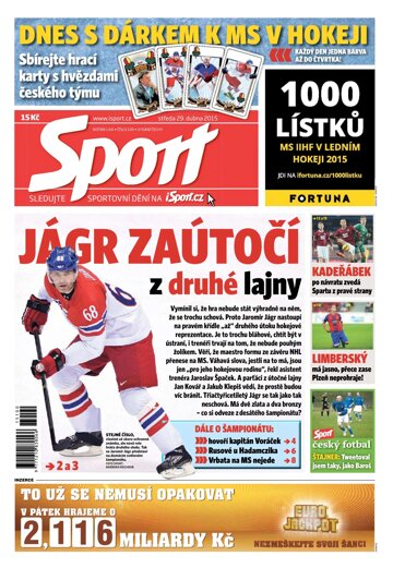 Obálka e-magazínu Sport 29.4.2015