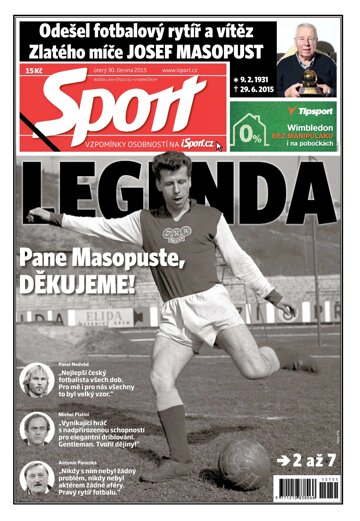 Obálka e-magazínu Sport 30.6.2015