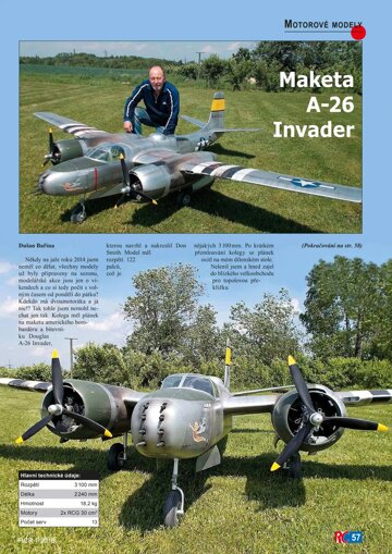 Obálka e-magazínu Maketa A-26 Ivander