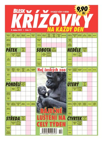 Obálka e-magazínu Blesk křížovky na každý den 14/2022