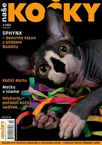 Obálka e-magazínu Naše kočky 2/2022