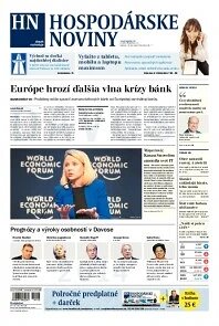 Obálka e-magazínu Hospodárske noviny 23.01.2014