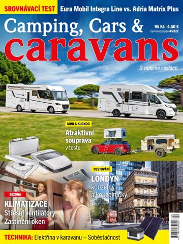 Obálka e-magazínu Camping, Cars & Caravans 4/2022
