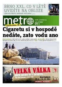 Obálka e-magazínu METRO XXL Brno 24.7.2014